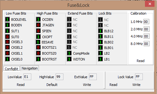 Hướng dẫn fuse nhanh thach anh cho avr Hướng dẫn fuse nhanh thach anh cho avr