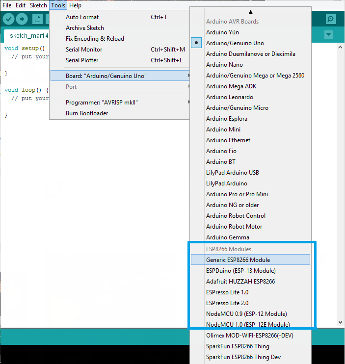 Hướng dẫn cài đặt cấu hình Arduino IDE ESP8266 NodeMCU