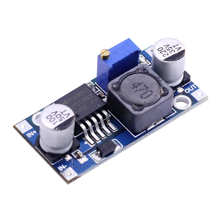 HƯỚNG DẪN SỬ DỤNG MODULE HẠ ÁP BUCK DC-DC LM2596 3A (VÀO 4-35VDC RA 1-30VDC) HƯỚNG DẪN SỬ DỤNG MODULE HẠ ÁP BUCK DC-DC LM2596 3A (VÀO 4-35VDC RA 1-30VDC)