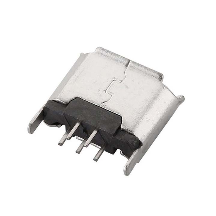 Cổng Micro USB Dạng Chân Đứng Thẳng 180 Độ 5 Pin
