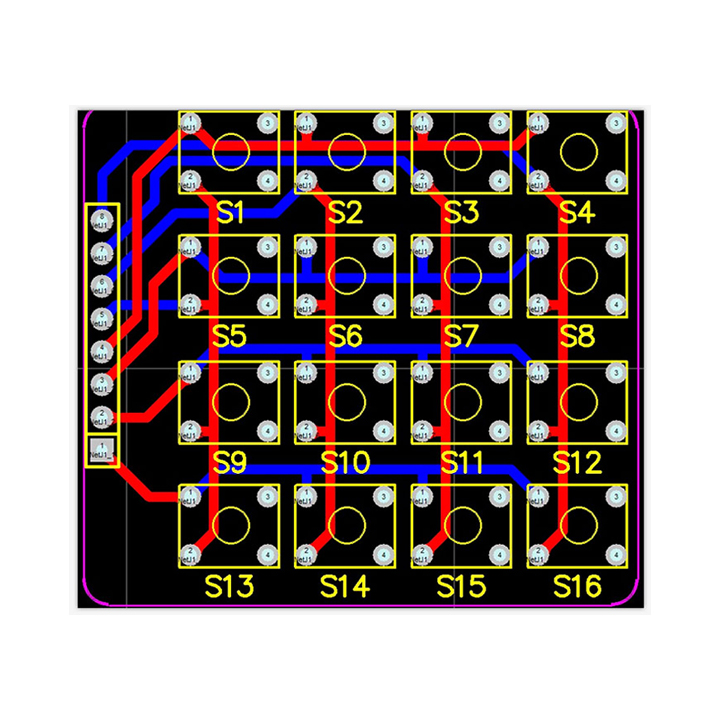Phim Arduino Bàn Phím Ma Trận Arduino Matrix 4x4 16 Phím Mở Rộng
