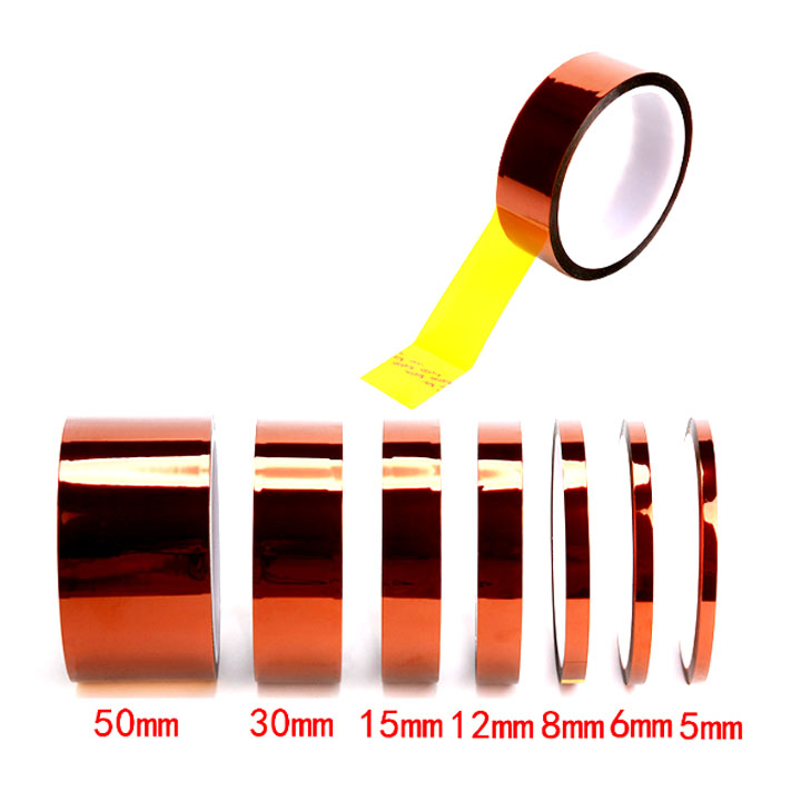 Băng Dính Chịu Nhiệt 300 Độ C - Cuộn Dài 25m Dày 0.05mm