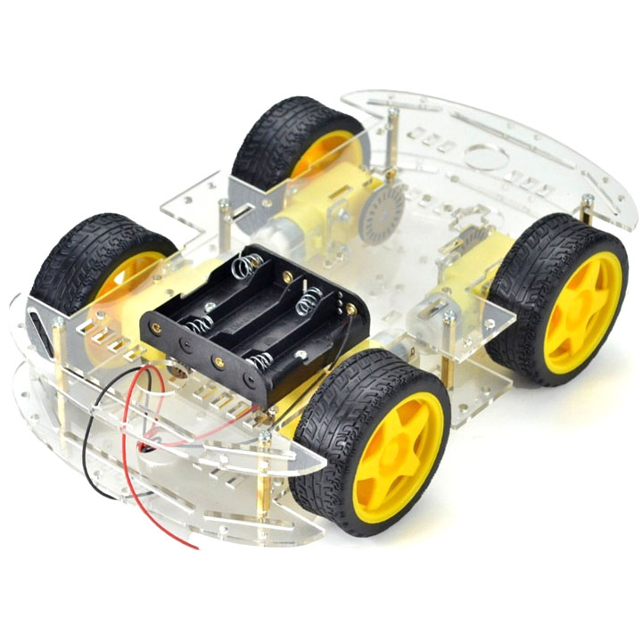 Combo Bộ Khung Xe Robot 4 Bánh