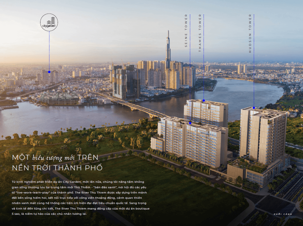Dự án The River Thủ Thiêm Quận 2.