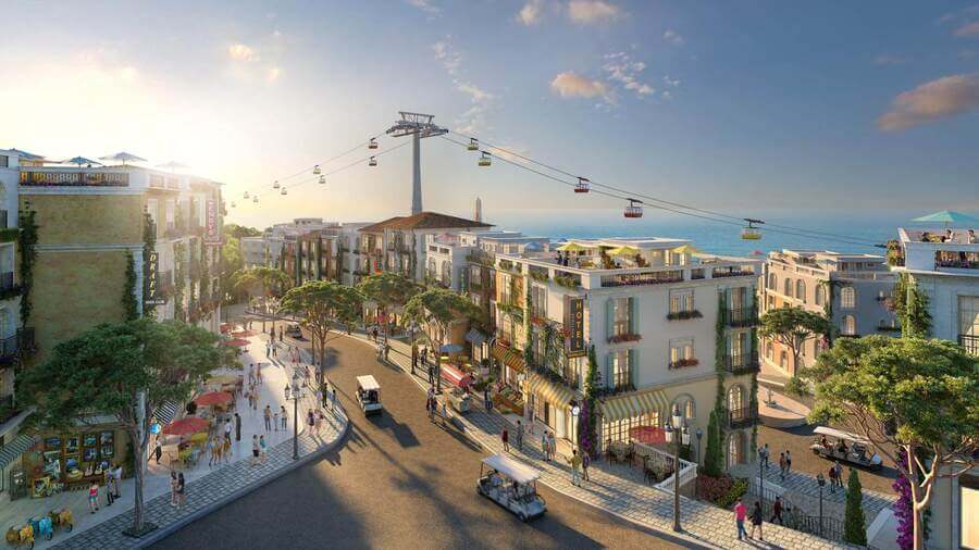 Shophouse The Center mặt tiền Serento - Sun Grand City Hillside Residence