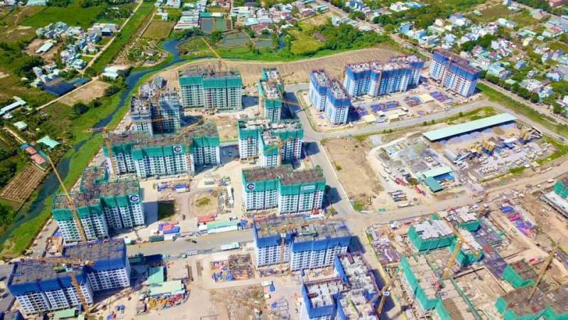Tiến độ xây dựng The Origami dự án Vinhomes Grand Park