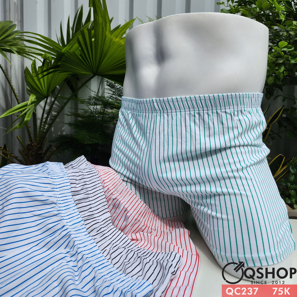 Quần ngủ nam thun cotton co giãn thoáng mát QC237