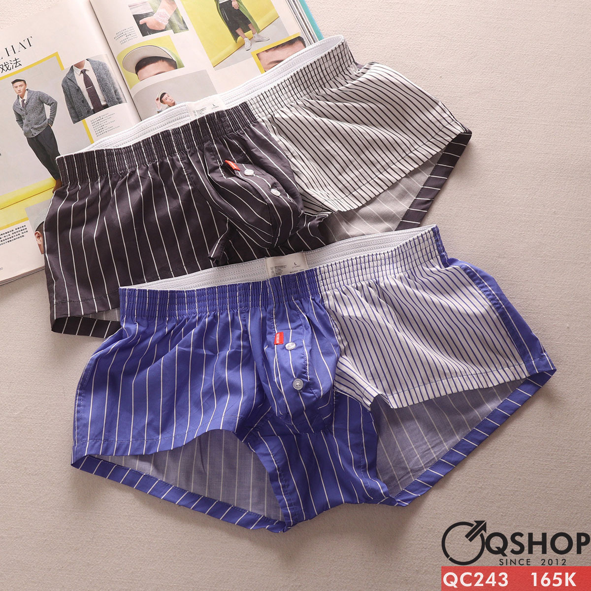 QC243 - Quần ngủ nam ngắn