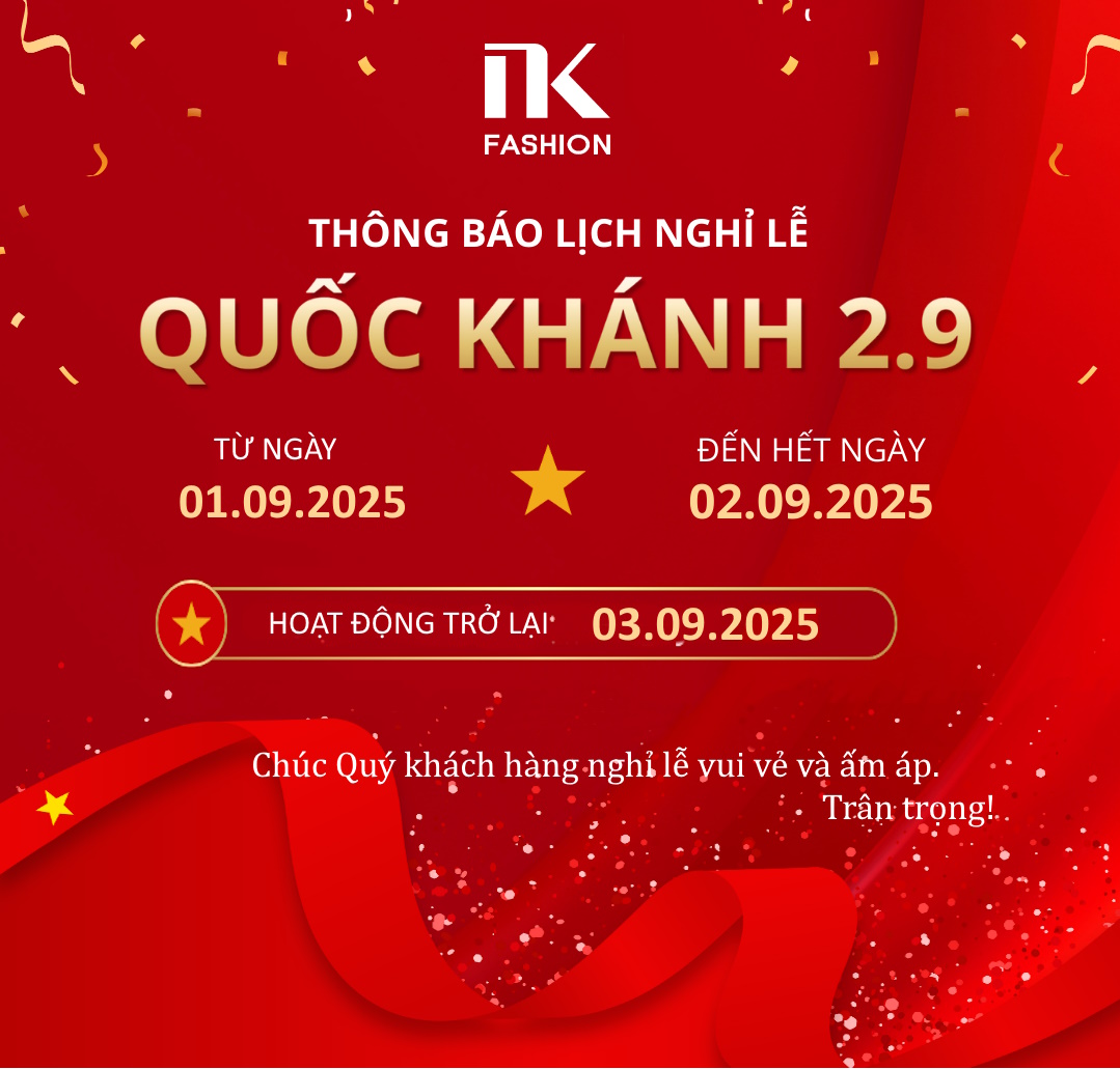 📢 THÔNG BÁO NGHỈ LỄ QUỐC KHÁNH 2/9