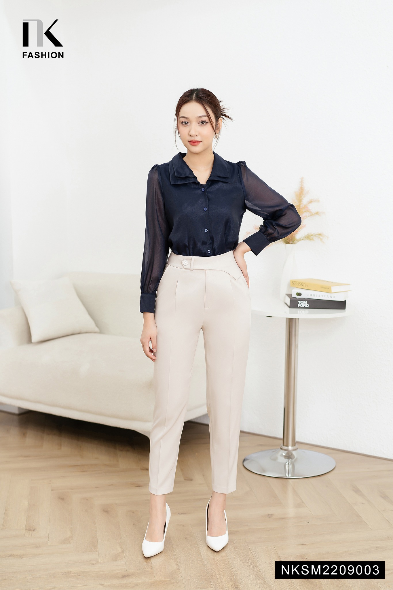 Set Áo Sơ Mi Đũi Mix Quần Baggy Trắng Freeship Set Trang Phục Quần Đũi  Trắng Quần Baggy Nữ  HolCim  Kênh Xây Dựng Và Nội Thất