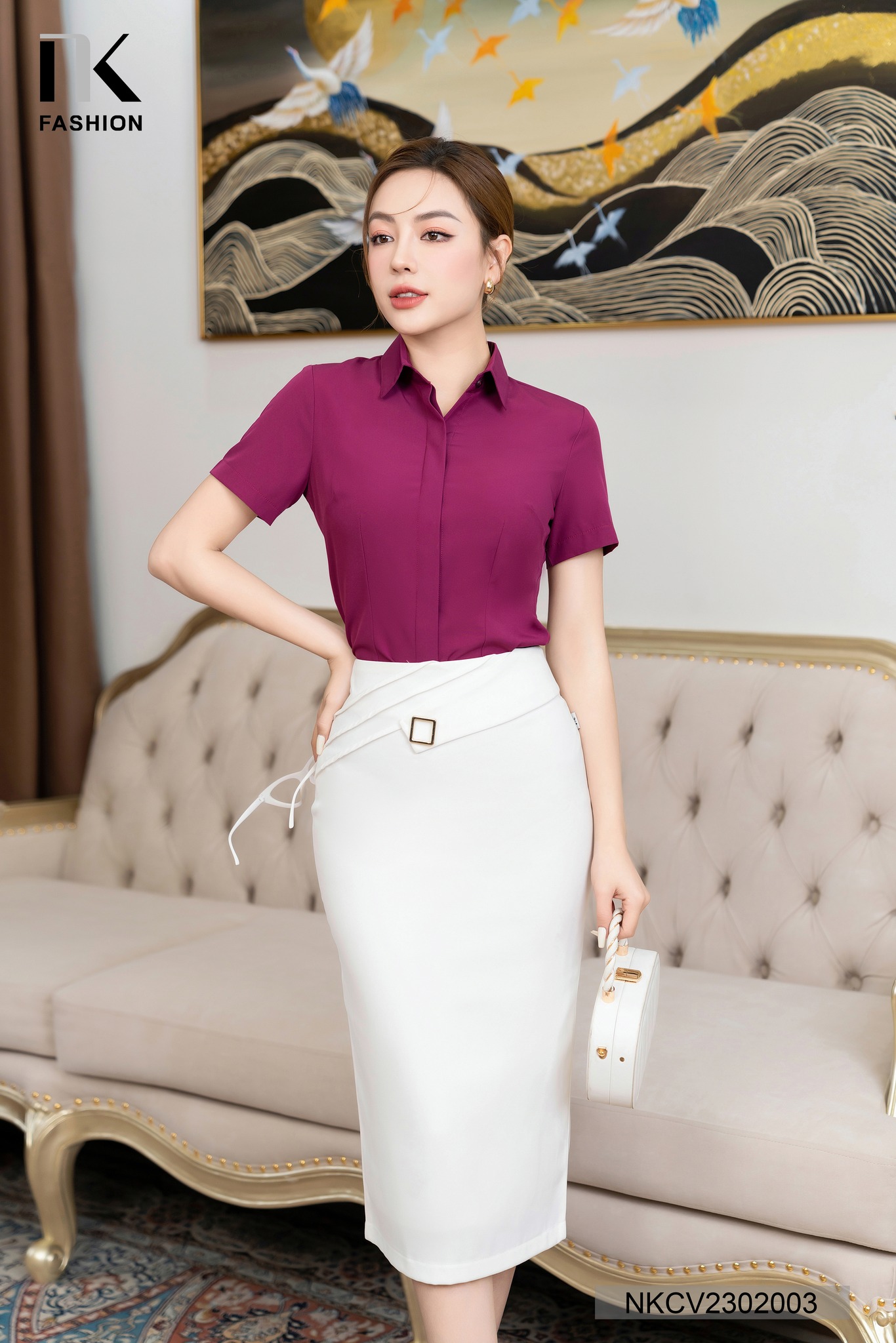 Chân váy bút chì kết hợp với áo gì 8 gợi ý cực sang chảnh