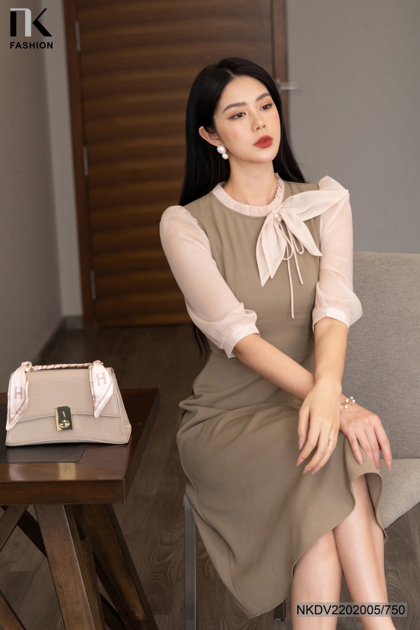 SẴN 1) Váy babydoll viền ren cổ thủy thủ đính nơ thêu hoa dây tay lỡ hồng mùa  hè thu phong cách Nhật Bản | Shopee Việt Nam