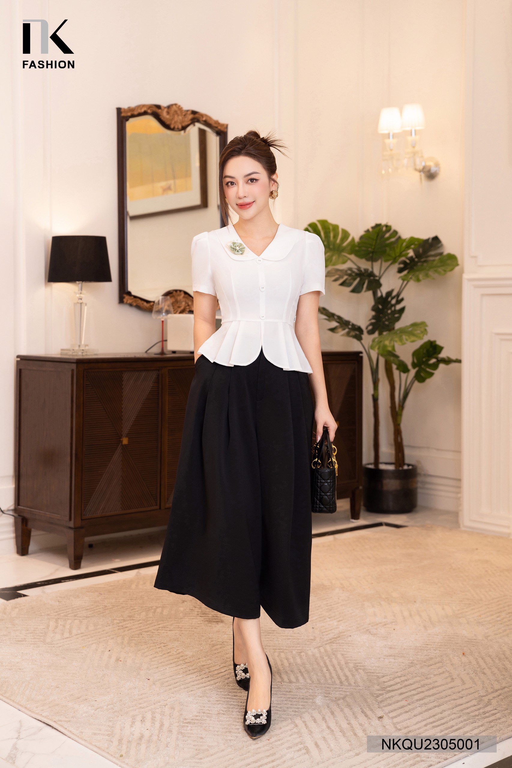 Quần Lỡ ống Rộng 2 Ly NK Fashion Che khuyết Điểm Cực Tốt, Mềm Mát ...