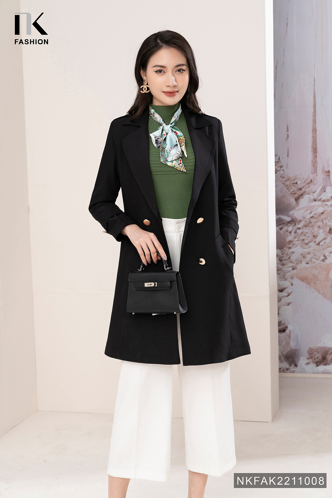 Lịch sử giá Áo khoác măng tô dáng ngắn áo trench coat - Kèm ảnh thật cập  nhật 3/2024 - Mua Thông Minh