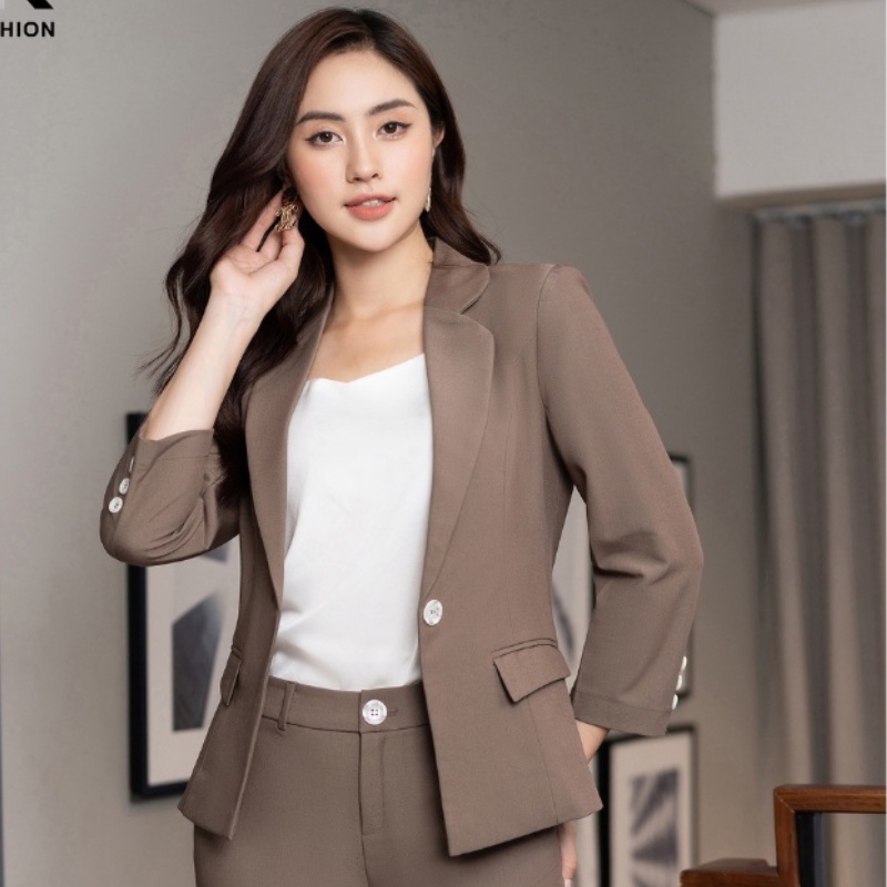 Bộ Vest Nữ ❤️????????❤️ Vest Nữ Hàn Quốc Gồm Áo Vest Quần Dài Cá Tính SV02  | Thời trang Ofamic