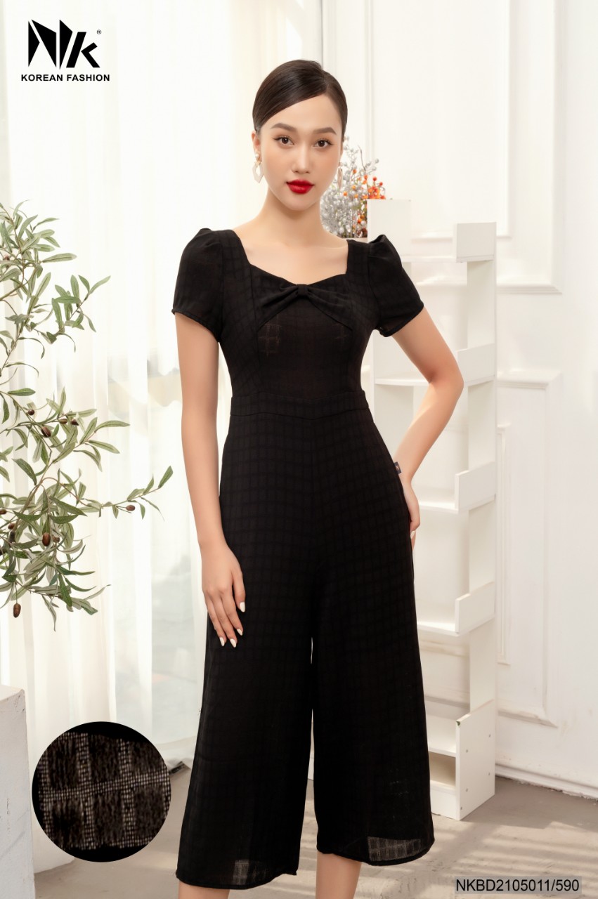 JUMPSUIT HOA TRỄ VAI DÁNG GIẢ VÁY HÀNG 2 LỚP CHẤT CỰC ĐẸP - Đồ bay,  jumpsuit | ThờiTrangNữ.vn