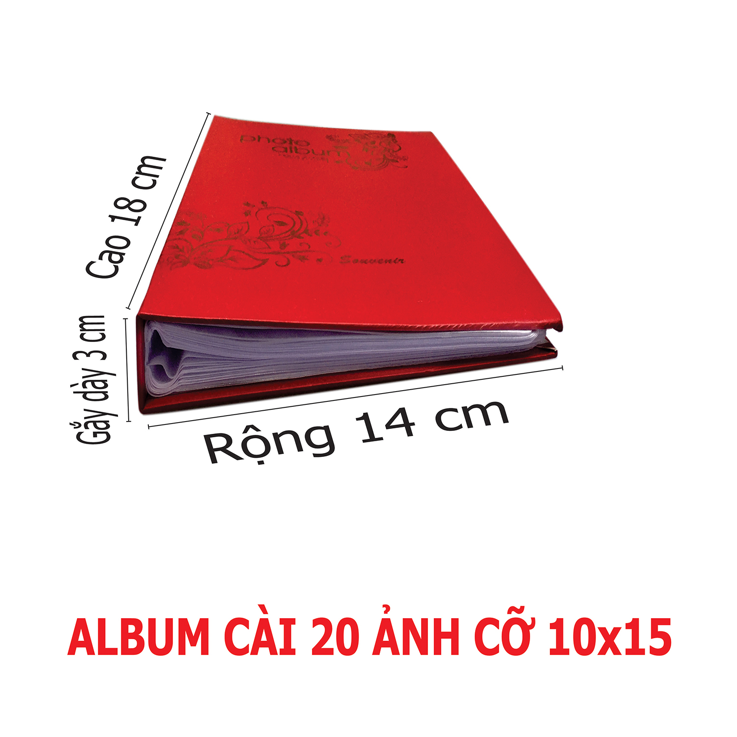 Album cài ảnh cỡ 10x15 - 304 ảnh