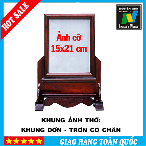 KHUNG THỜ CỠ 15X21 ĐƠN