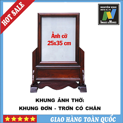 KHUNG THỜ CỠ 25X35 ĐƠN