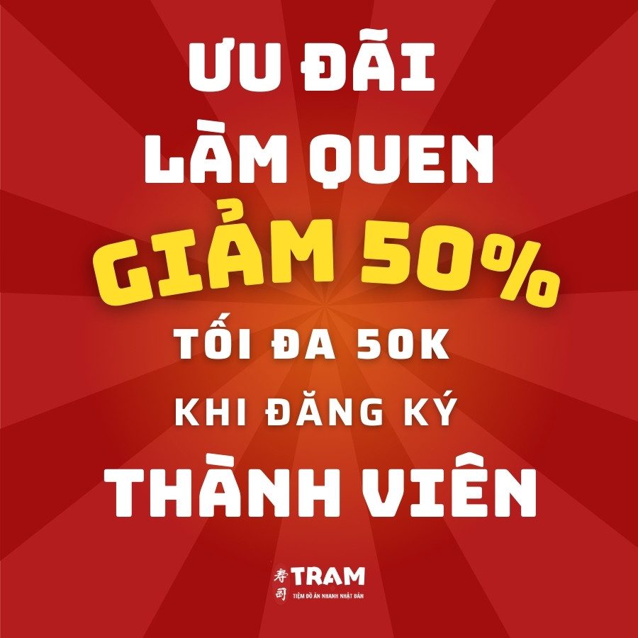 TẶNG 50K KHI ĐĂNG KÝ THÀNH VIÊN