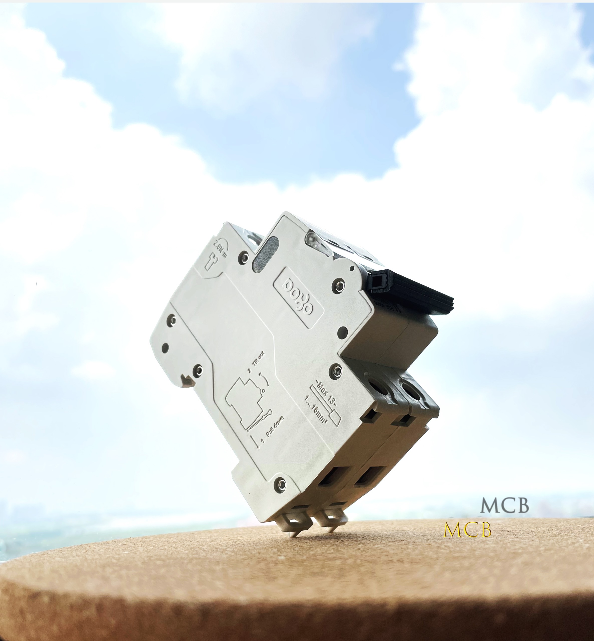 Cầu dao tự động 2 tép MCB 2P 20A 6kA DoBo Hàn Quốc DB65-88202P