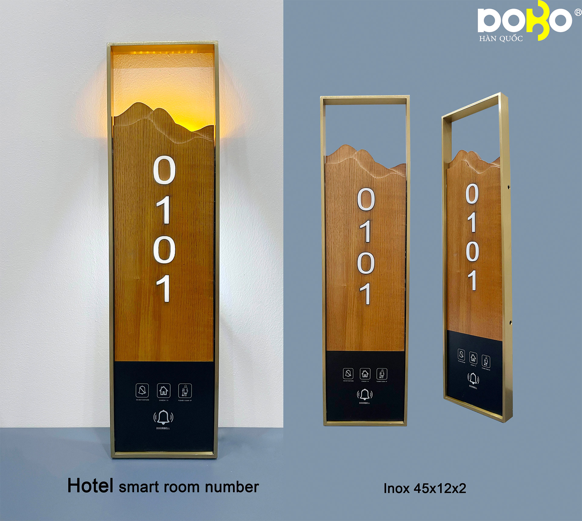 BIỂN SỐ PHÒNG KHÁCH SẠN CAO CẤP 280x120x15