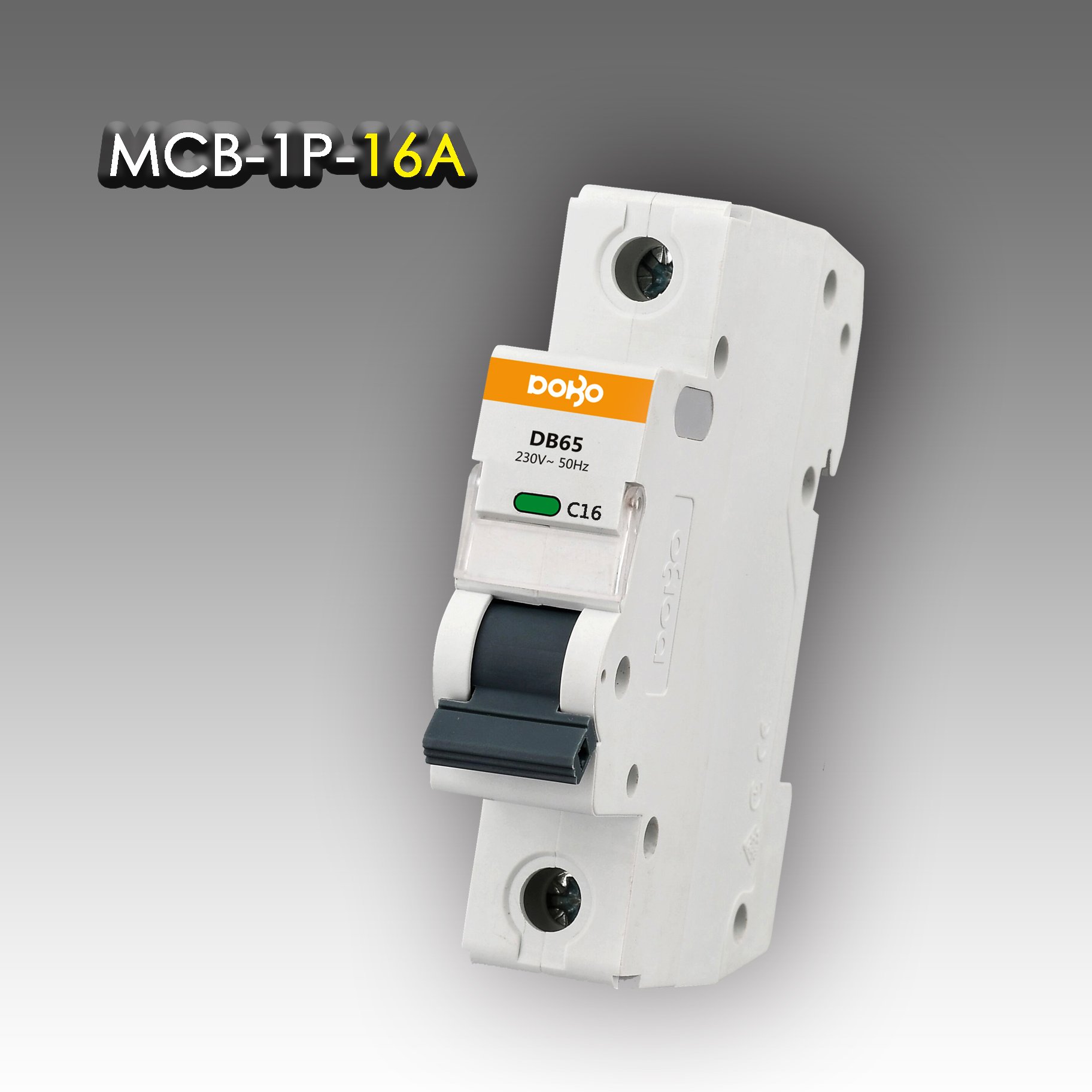 Cầu dao tự động 1 tép MCB 1P 16A 6kA DoBo Hàn Quốc DB65-88161P