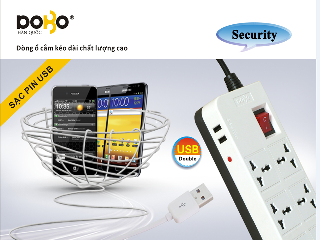 Ổ CẮM KÉO DÀI USB0063M 16A