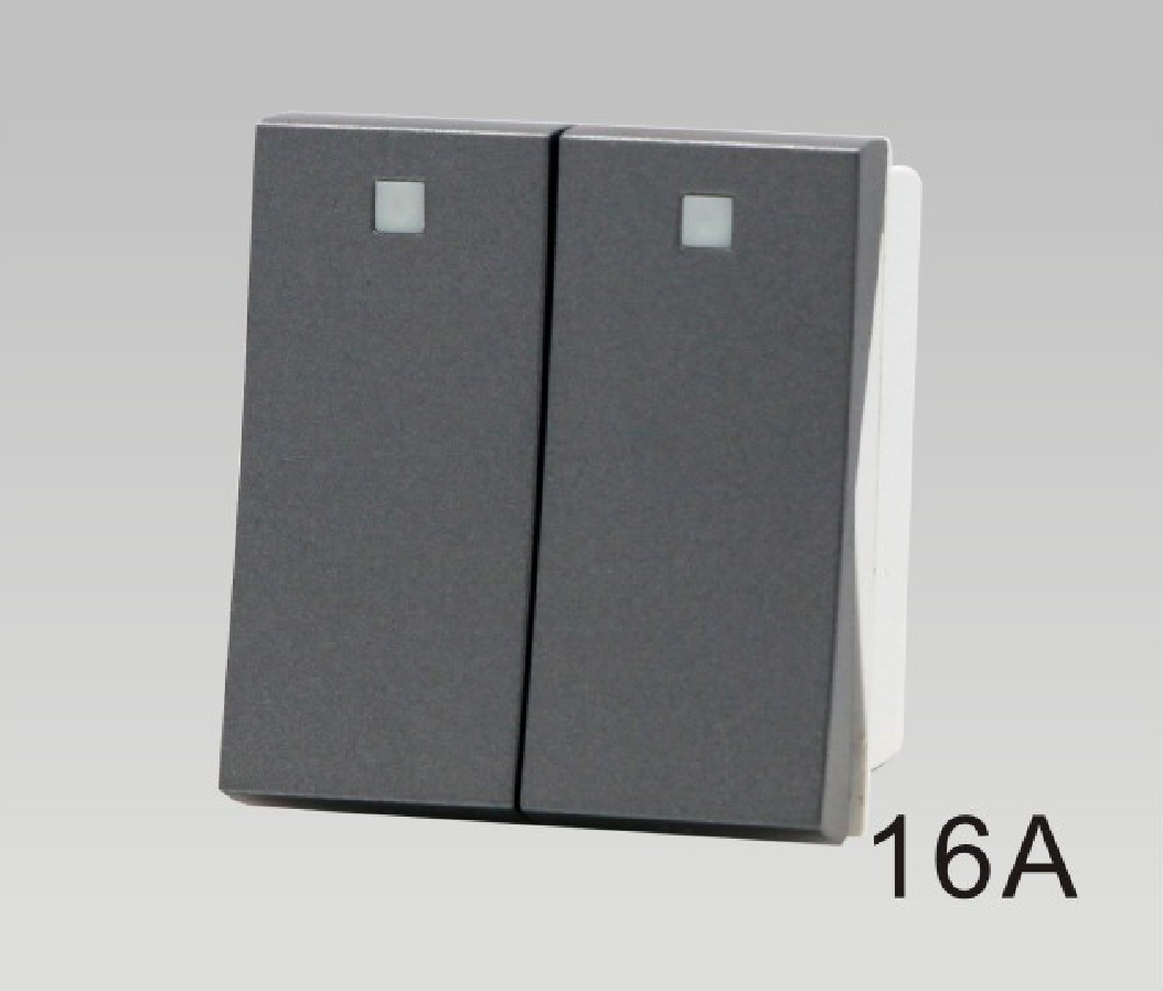 Hạt công tắc đôi đảo chiều  A66-88616