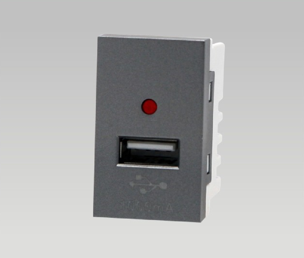 Hạt ổ cắm USB cỡ S 1A  A66x-88630S