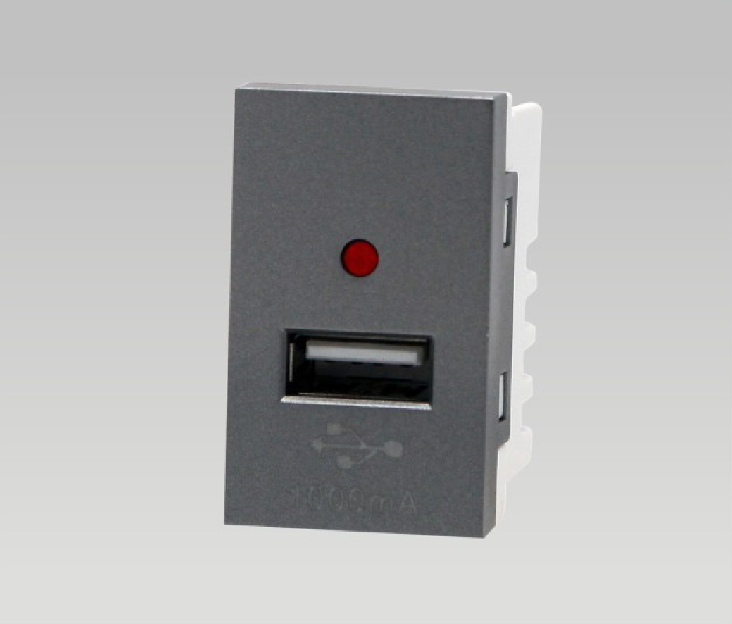 Hạt ổ cắm USB cỡ S 1A  A66-88630S