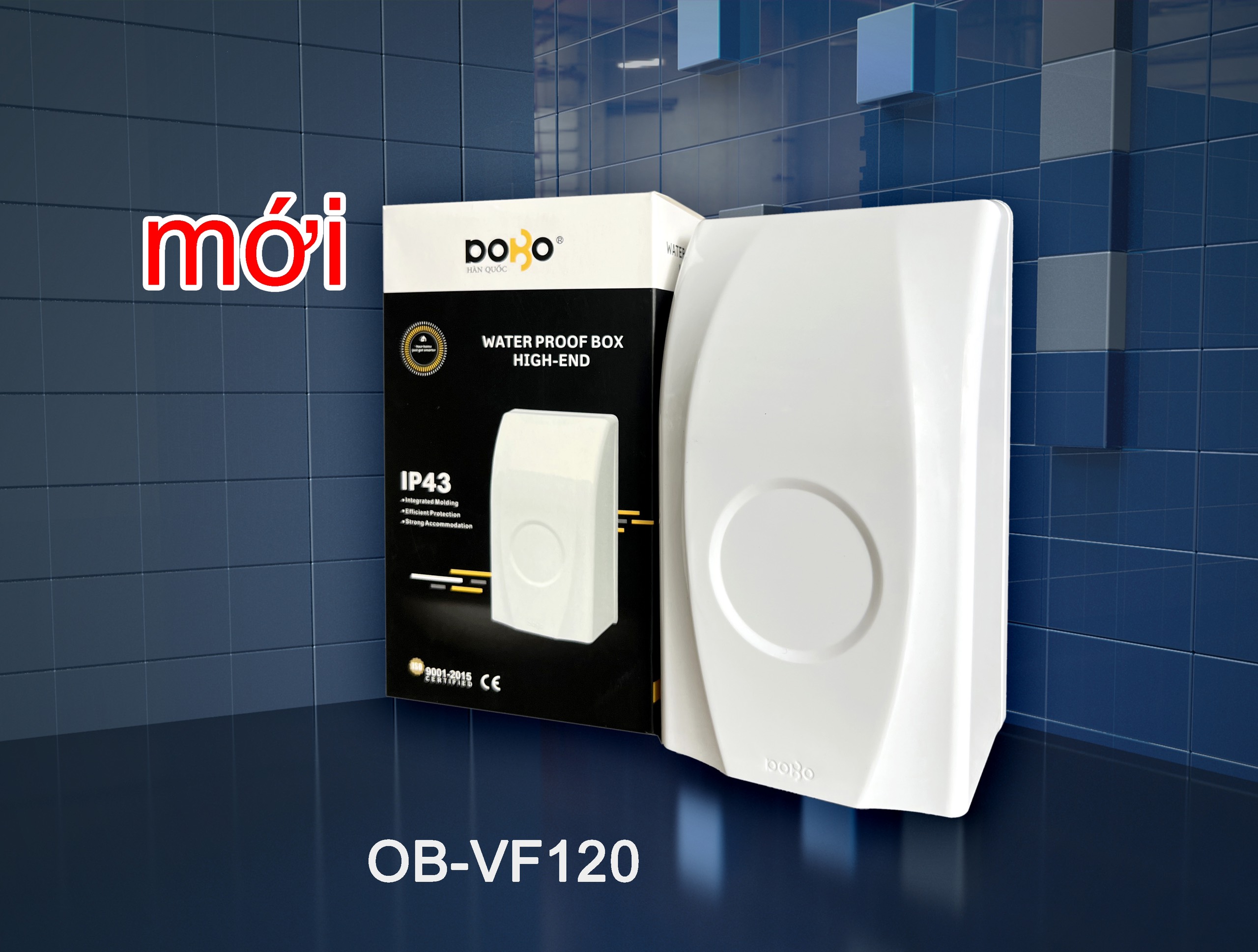 HỘP CHỐNG NƯỚC CHỮ NHẬT DẠNG DỌC  OB-VF120