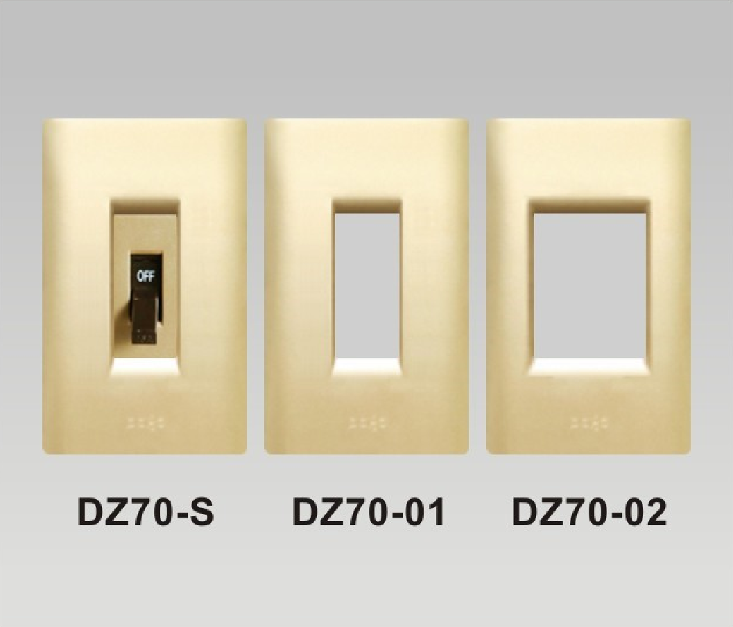 Mặt Aptomat 1 tép  DZ70-01