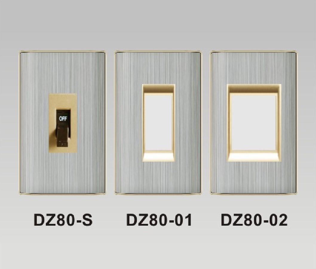 Mặt Aptomat 1 tép  DZ80-01