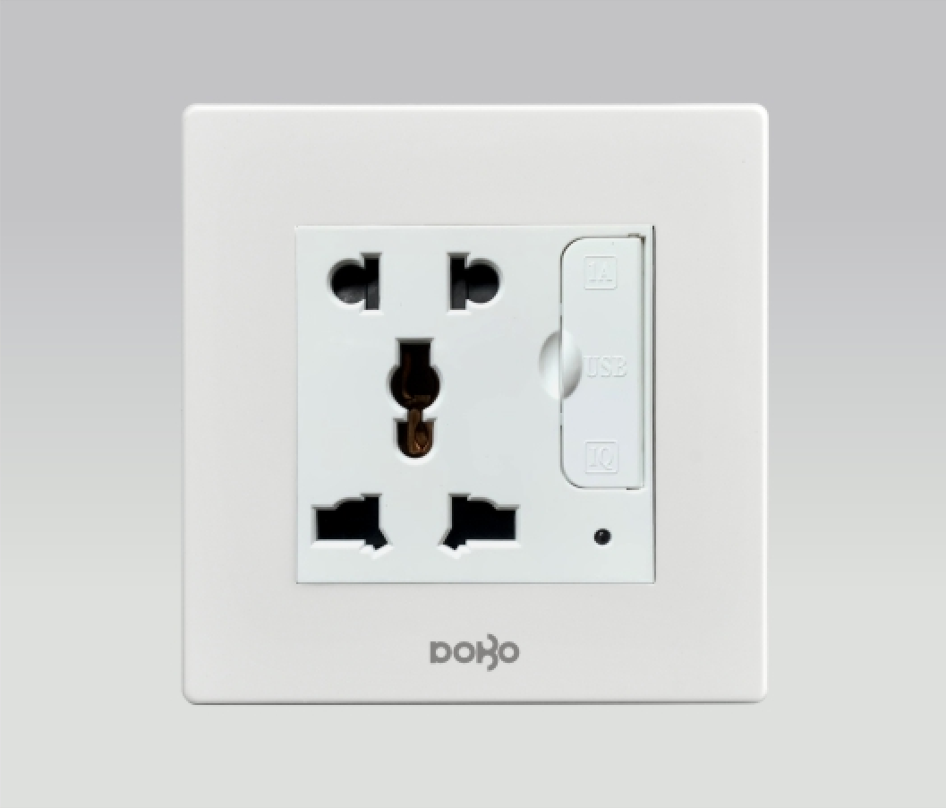 Bộ ổ 5 chấu + USB  K50-88033