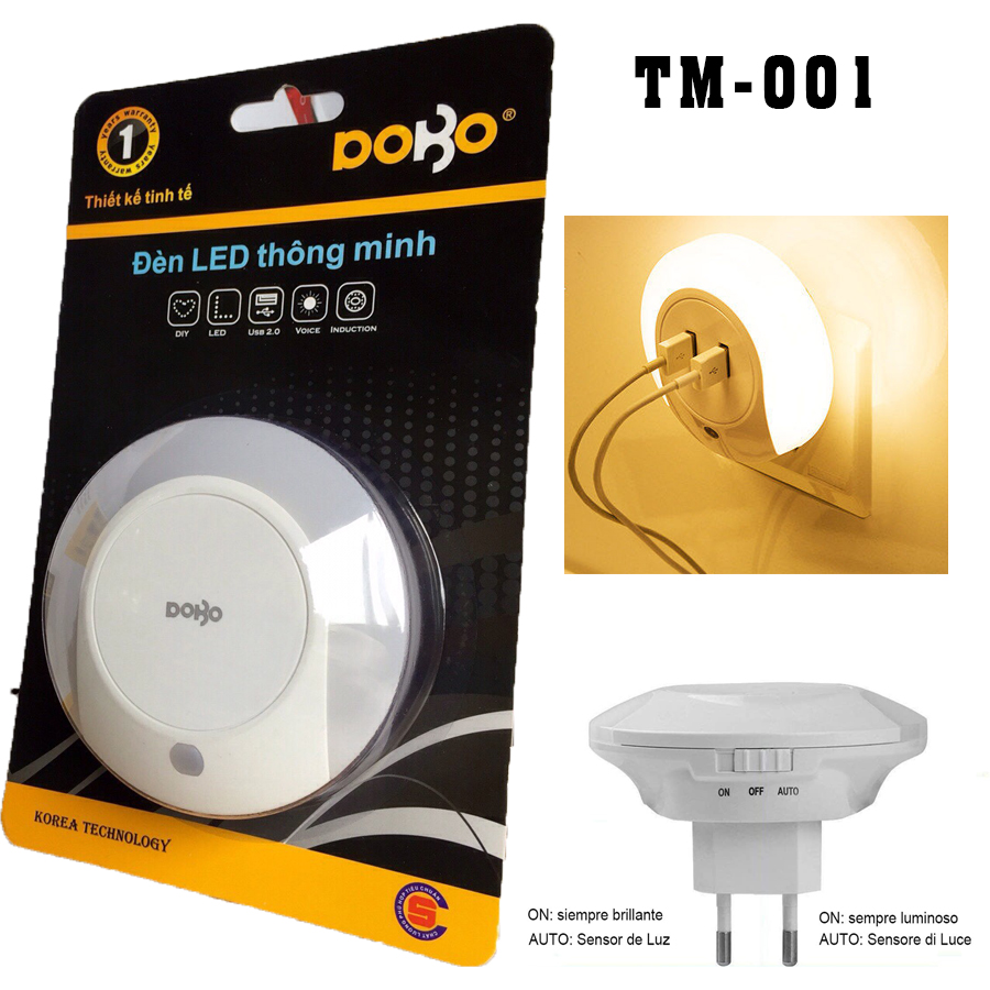 ĐÈN CẢM BIẾN ÁNH SÁNG TM-001 DOBO