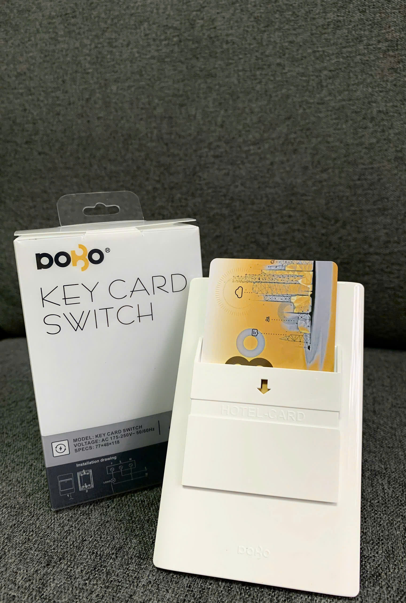 BỘ CÔNG TẮC THẺ KHÁCH SẠN