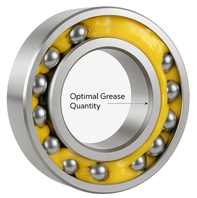 Bạn thực sự nên bơm bao nhiêu lượng mỡ vào ổ trục?