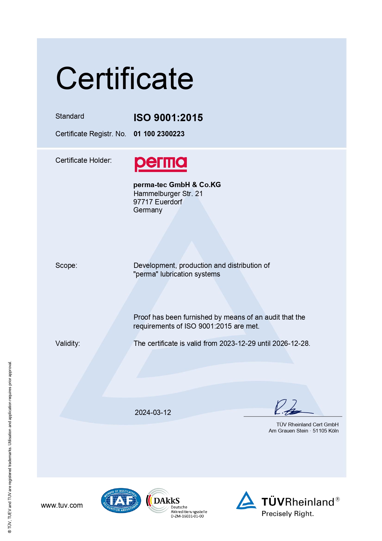 ISO 9001.2015 Chứng nhận tiêu chuẩn quốc tế về Hệ thống quản lý chất lượng