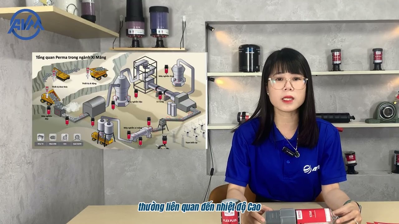 Giải pháp tối ưu hoá bôi trơn cho các nhà máy sản xuất xi măng cùng Perma