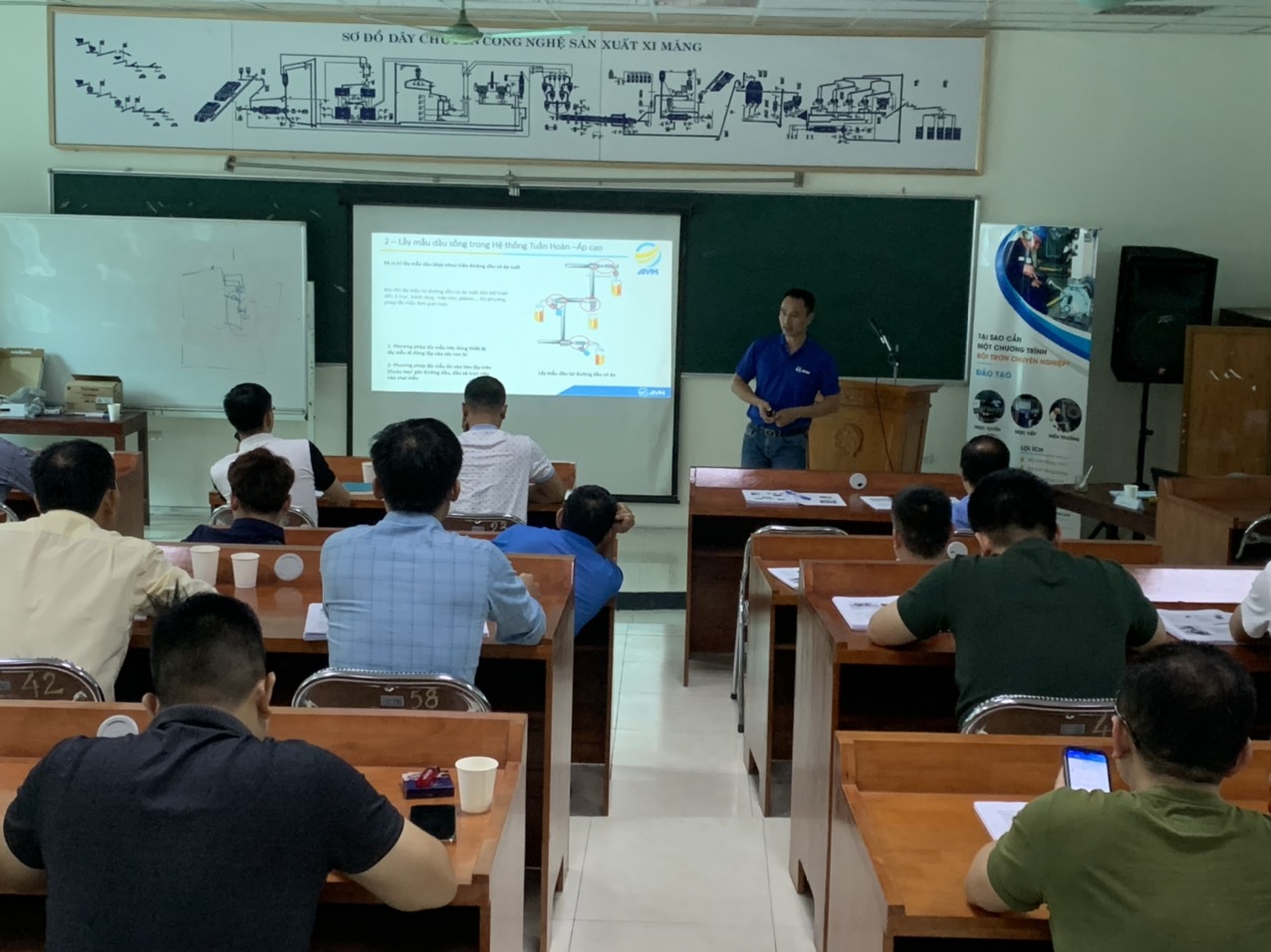 Khóa đào tạo bôi trơn & bảo trì máy móc cho ngành công nghiệp xi măng