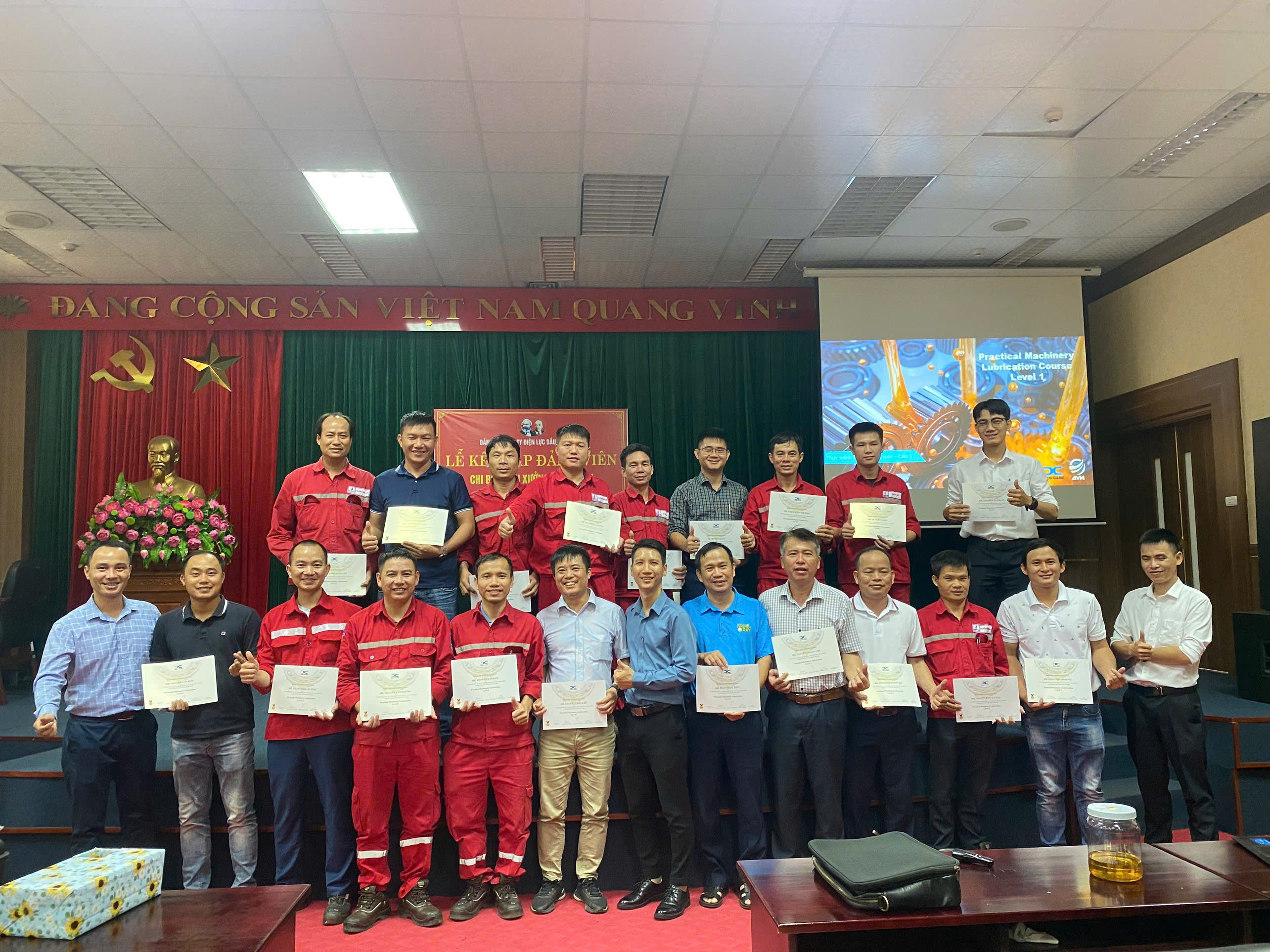 [16/11/2024] KHÓA HỌC: Thực hành bôi trơn máy móc - Cấp độ 1
