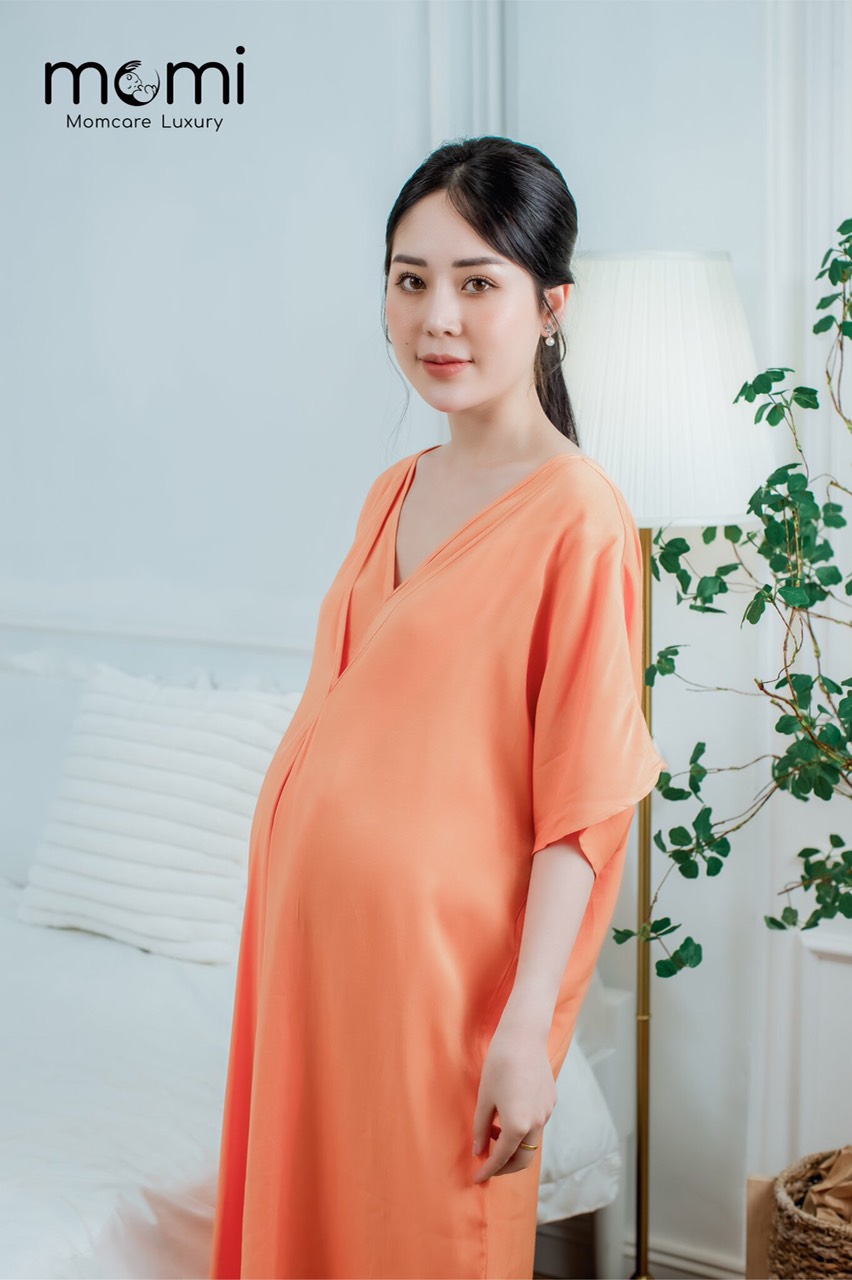 Váy Bầu Mùa Đông Chất Nhung Cao Cấp Emy Dress | Tôn Dáng, Ấm Áp – L'AMME