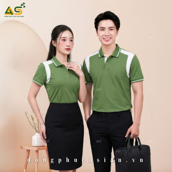 Đồng Phục Áo Polo Nam Nữ Co Giãn Thoáng Mát - AP 0605 | Asian Uniforms