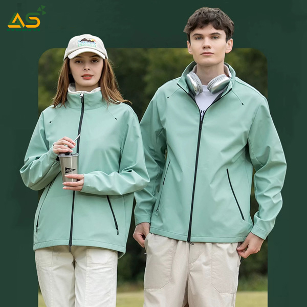 Áo Khoác Gió Đồng Phục Công Ty Form thời trang, Cản Gió Tốt - AK 03 | Asian Uniforms