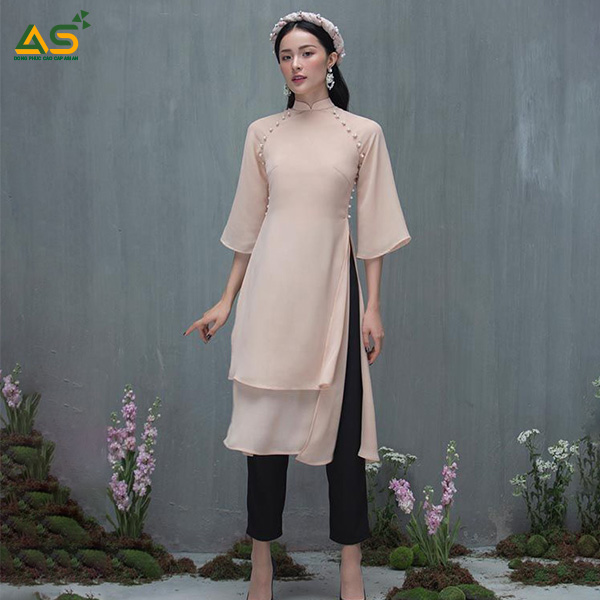 Áo Dài Đồng Phục Doanh Nghiệp form đẹp  - AD 015| Asian Uniforms