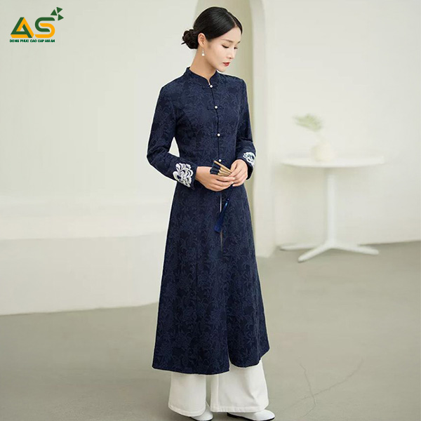 Áo Dài Đồng Phục Doanh Nghiệp form đẹp  - AD 019| Asian Uniforms