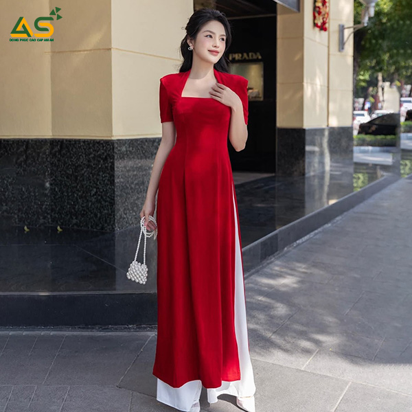 Áo Dài Đồng Phục Doanh Nghiệp form đẹp  - AD 04| Asian Uniforms
