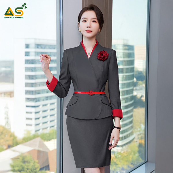Bộ Đồng Phục Áo Vest Nam Nữ Công Sở Thiết Kế Cao Cấp, Tôn Dáng  - VNN 13 | Asian Uniforms