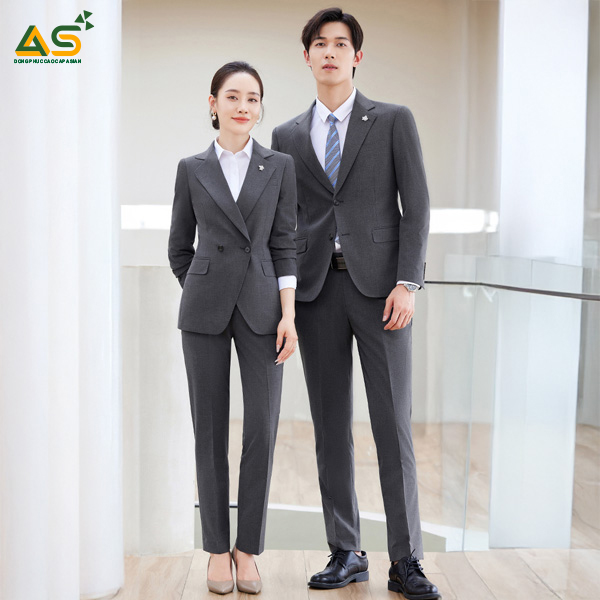 Bộ Đồng Phục Áo Vest Nam Nữ Công Sở Thiết Kế Cao Cấp, Tôn Dáng  - VNN 10 | Asian Uniforms